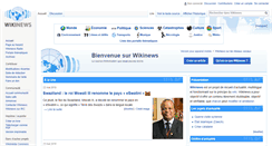 Desktop Screenshot of fr.wikinews.org