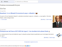 Tablet Screenshot of fr.wikinews.org